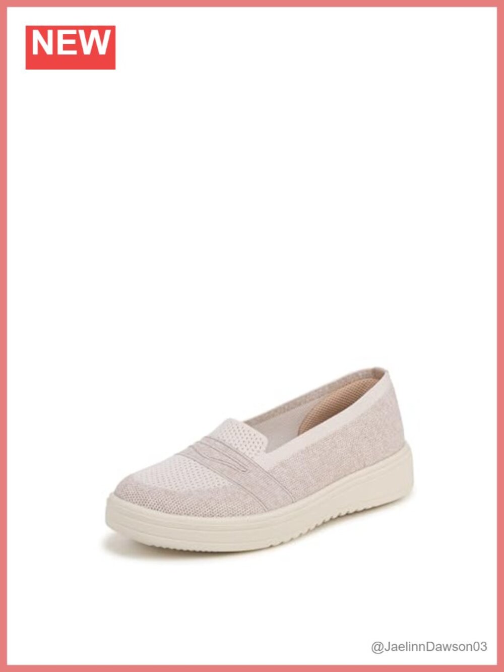 LifeStride Women's Valley Comfort Loafers, Stretch Knit, Wedge Heel, Slip-On